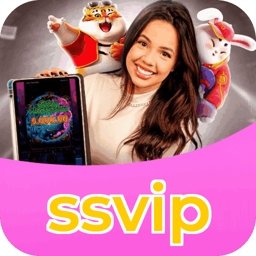 Interface do aplicativo ssvip mostrando jogos disponíveis no iOS e Android